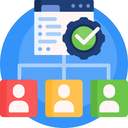 management illustration at media ace marketing website